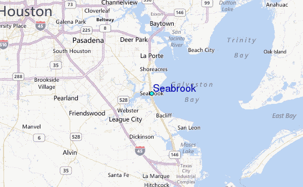 Seabrook Tide Station Location Map