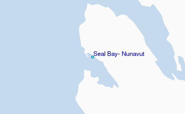 Seal Bay, Nunavut Tide Station Location Map