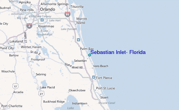 Sebastian Inlet Florida Map Florida Map 2018