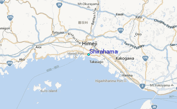Shirahama Tide Station Location Map