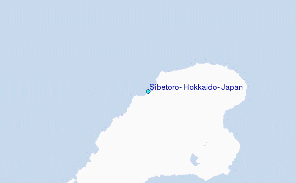 Sibetoro, Hokkaido, Japan Tide Station Location Map