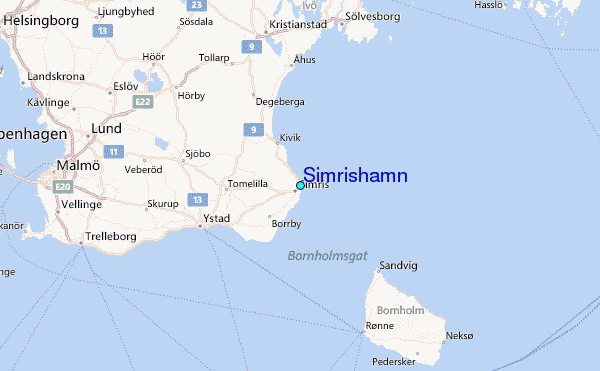 Simrishamn Tide Station Location Guide