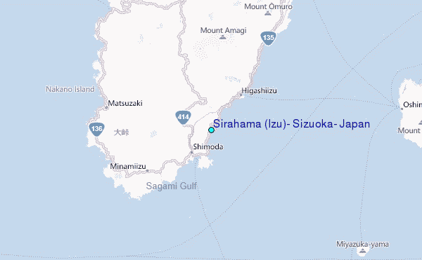 Sirahama (Izu), Sizuoka, Japan Tide Station Location Map