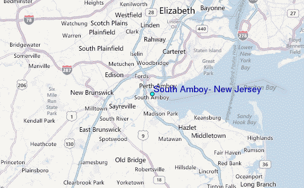 South Amboy Tide Chart