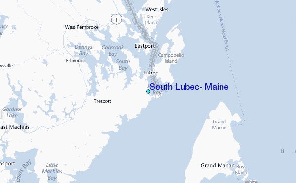 Tide Chart Lubec Maine
