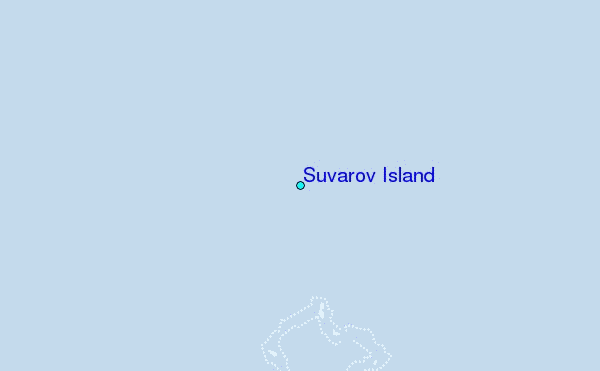 Suvarov Island Tide Station Location Map