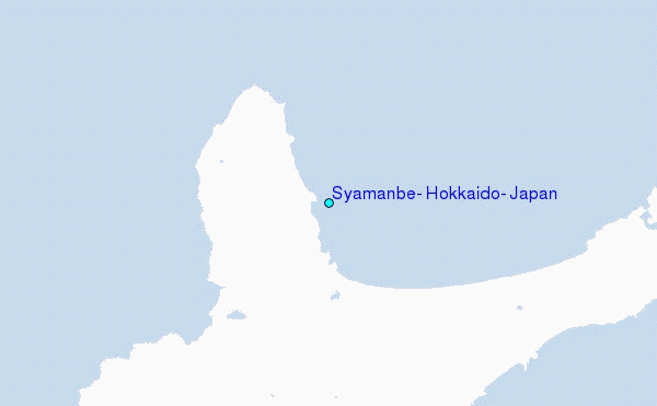 Syamanbe, Hokkaido, Japan Tide Station Location Map