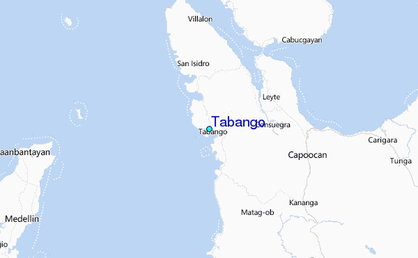 Tabango Tide Station Location Map