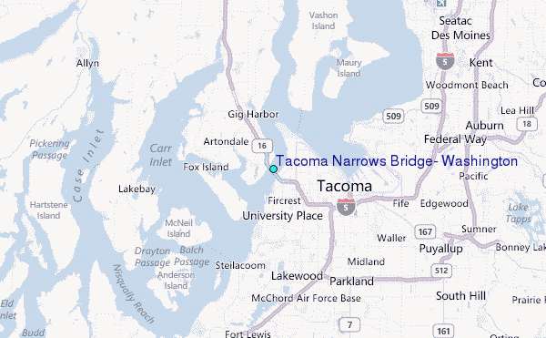 Tacoma Narrows Tide Chart