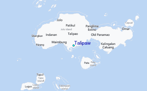 Talipaw Tide Station Location Map