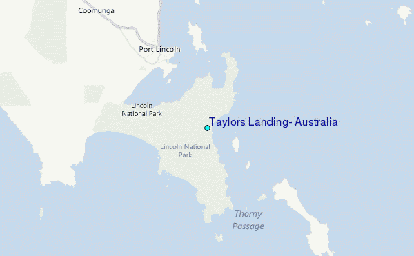 Taylors Landing, Australia Tide Station Location Map