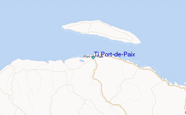 Ti Port-de-Paix Tide Station Location Map