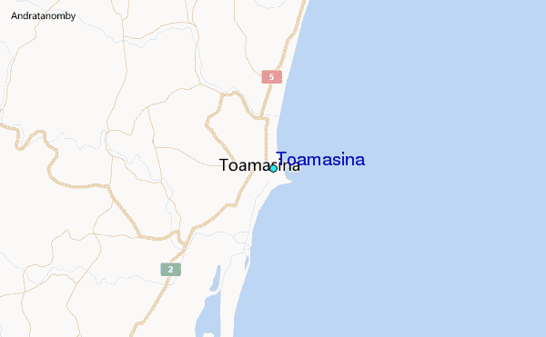 Toamasina Tide Station Location Map