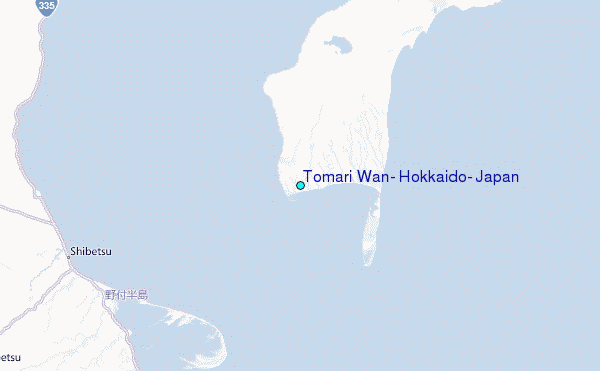 Tomari Wan, Hokkaido, Japan Tide Station Location Map