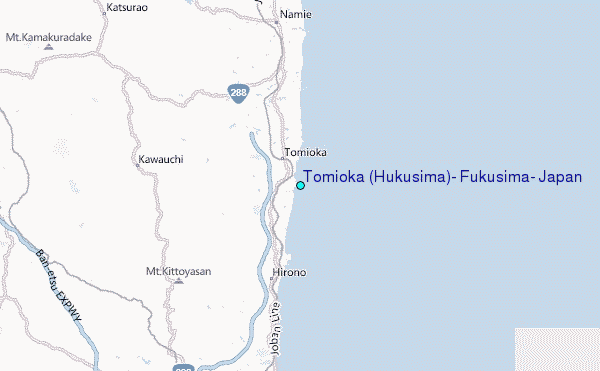 Tomioka (Hukusima), Fukusima, Japan Tide Station Location Map