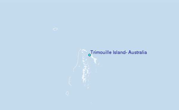 Trimouille Island, Australia Tide Station Location Map