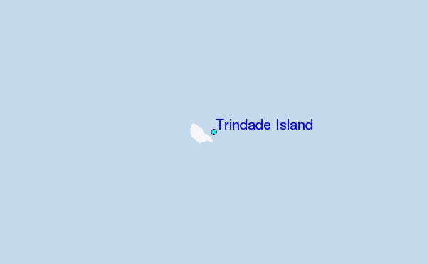 Trindade Island Tide Station Location Map