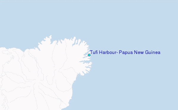 Tufi Harbour, Papua New Guinea Tide Station Location Map