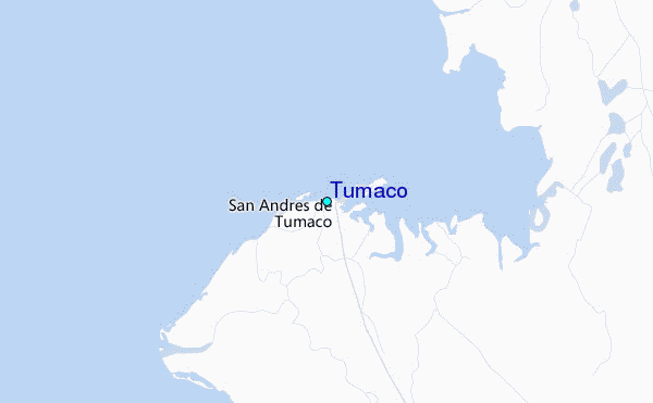 Tumaco Tide Station Location Map