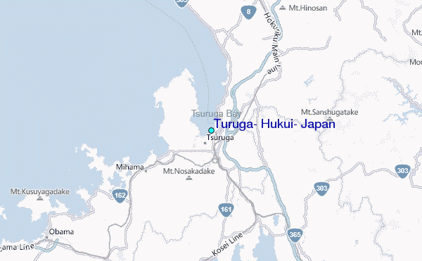 Turuga, Hukui, Japan Tide Station Location Map