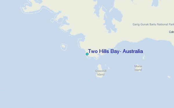 Two Hills Bay, Australia Tide Station Location Map