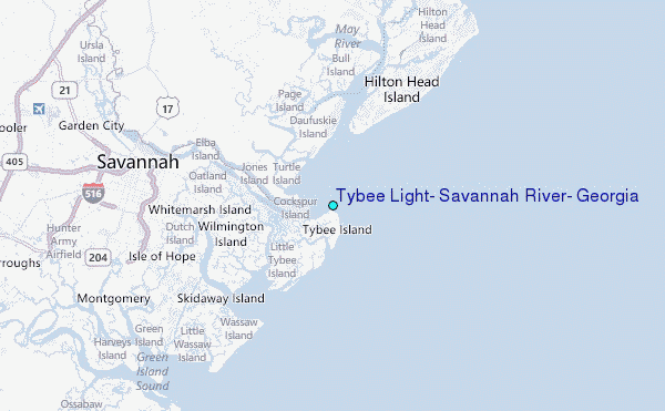 Savannah River Tide Chart