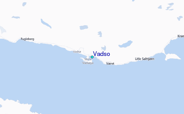 Vadsø Tide Station Location Map