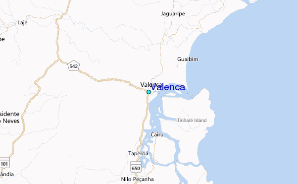 Valenca Tide Station Location Map