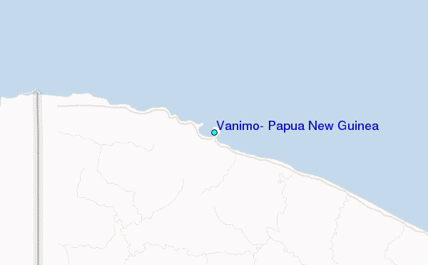Vanimo, Papua New Guinea Tide Station Location Map