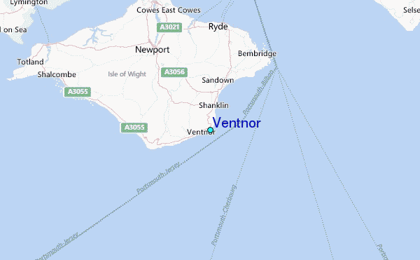 Ventnor Tide Station Location Map