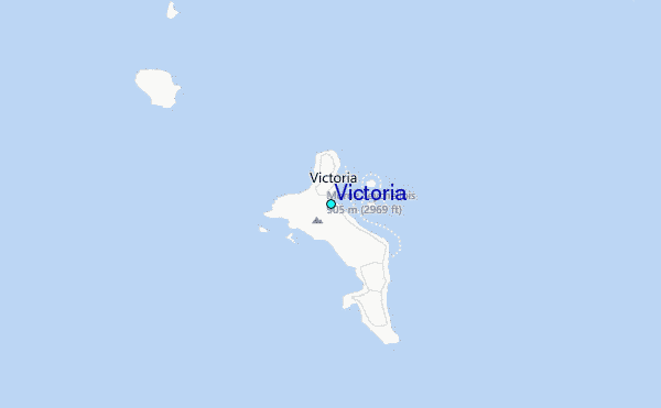 Victoria Tide Station Location Map