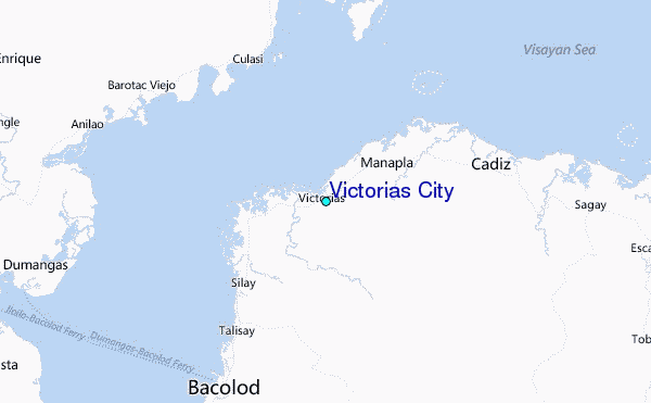 Victorias City Tide Station Location Map