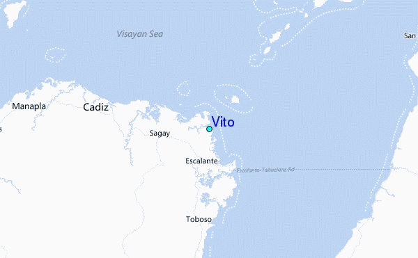 Vito Tide Station Location Map