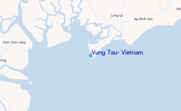Vung Tau, Vietnam Tide Station Location Map
