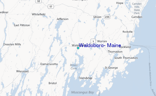 Waldoboro Maine Tide Chart