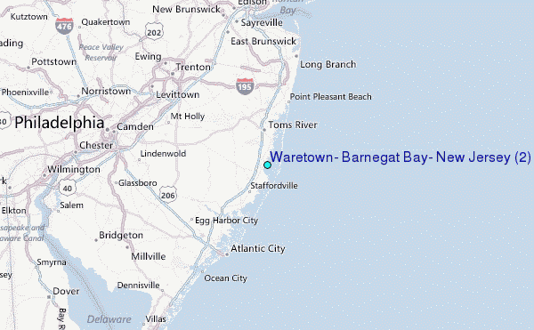 Waretown, Barnegat Bay, New Jersey (2) Tide Station