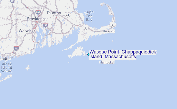 Wasque Point, Chappaquiddick Island, Massachusetts Tide Station