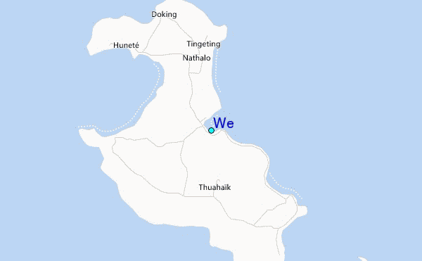 We Tide Station Location Map