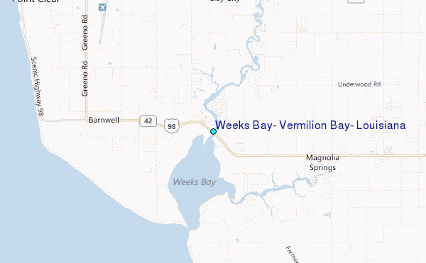 Weeks Bay Tide Chart