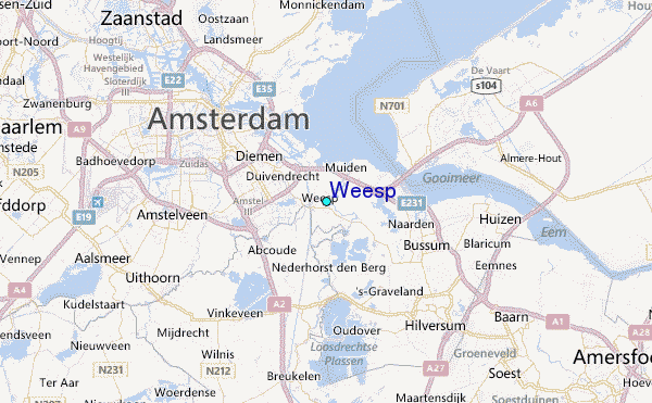 Weesp Tide Station Location Map