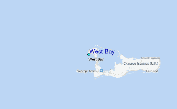 West Bay Tide Station Location Map