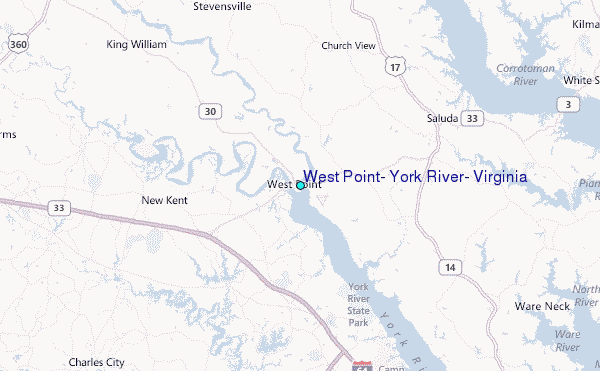 York River State Park Tide Chart