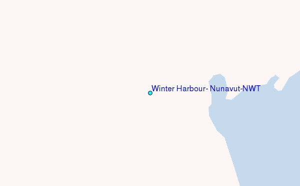 Winter Harbour, Nunavut/NWT Tide Station Location Map