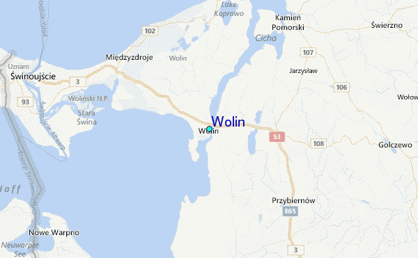 Wolin Tide Station Location Map