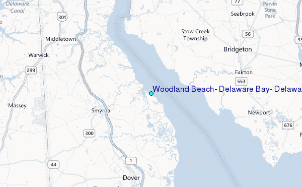 Woodland Beach Tide Chart