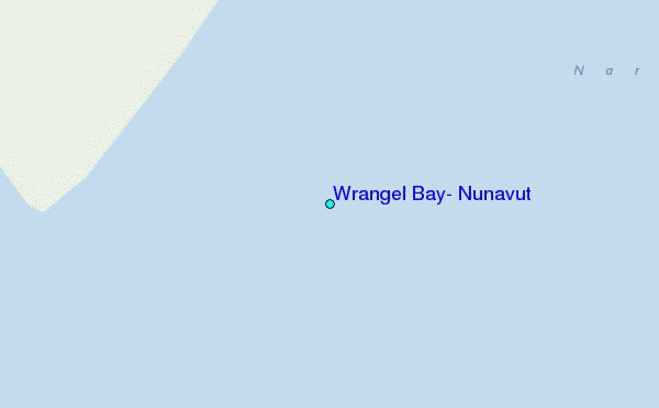 Wrangel Bay, Nunavut Tide Station Location Map