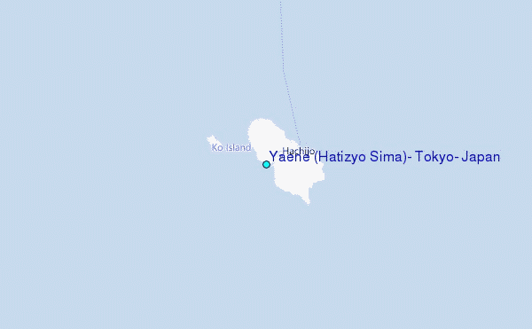 Yaene (Hatizyo Sima), Tokyo, Japan Tide Station Location Map