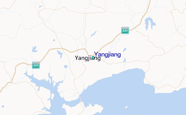 Yangjiang Tide Station Location Map