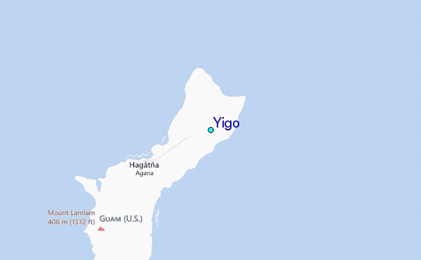 Yigo Tide Station Location Map