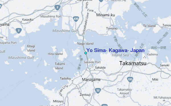 Yo Sima, Kagawa, Japan Tide Station Location Map